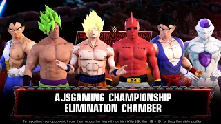 WWE 2K22 On PS5: Dragon Ball Z Elimination Chamber Match For The AJS Championship!