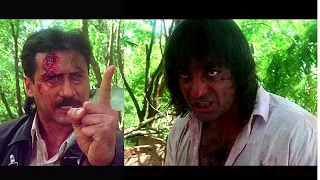 Jackie Shroff and Sanjay Dutt Best Fight Scene And Action | Madhuri Dixit | Khalanyak Movie Scene