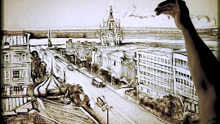 "Это просто дождь" Песочная анимация Альберт Килинов Хабаровск 2022