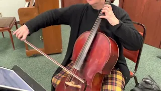 Theme from “Adoration” Florence B Price (arr. Elaine Fine) cello for Sinfonia’23 + piano playback