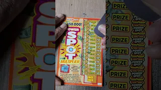 MD LOTTERY 🔴 POWER SPOT SCRATCH OFF TICKET #short