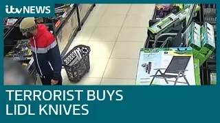 London Bridge terrorist shopped at Lidl for knives before horrifying attack| ITV News