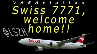 [FUNNY ATC] First SWISS B777 delivery flight at ZURICH!!