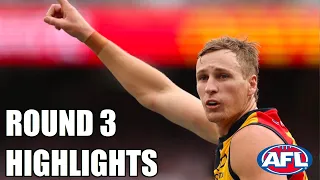 Jordan Dawson Round 3 AFL Highlights vs Fremantle (27 Disposals) | 2024