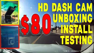 Affordable $80 HD Dash Camera by 360 - G300H in my Lexus LX570 - unboxing , install, and testing