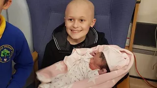 9-Year-Old With Cancer Gets Dying Wish to Meet His Newborn Sister