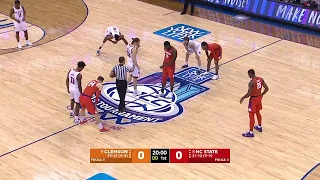 2019.03.13 Clemson Tigers vs NC State Wolfpack Basketball (ACCT - Spidercam)