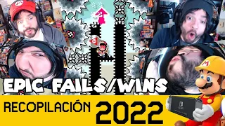 EPIC FAILS/WINS ZETASSJ 2022 - Recopilación Super Mario Maker 2 | Compilation FAILS/WINS