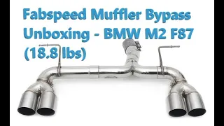 Fabspeed Muffle Bypass Exhaust System for BMW M2 F87 Unboxing