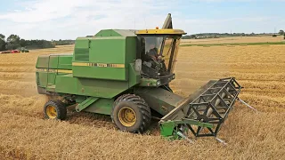 Classic 1983 John Deere 1075 combine | Harvesting winter barley | Classic Farming DVDs