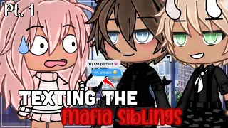 ☆Texting the mafia siblings☆ || Gacha Life Mini Movie||✨PART 1✨|GLMM|