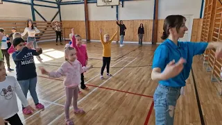 nácvik tanca ku Dňu detí 2023