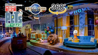 VR 360 5K The Secret Life of Pets Off the Leash On Ride POV Universal Studios Hollywood 2022 03 23