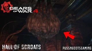 HALL OF SCROATS (CO-OP GEARS OF WAR 4 GAMEPLAY) W/ITSREAL85