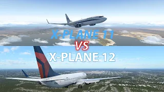 (SEP 2022) X-Plane 11 vs X-Plane 12 | Graphics and Sound Comparison