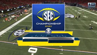 CBS Sports - 2020 SEC Championship Intro: No.1 Alabama vs No.7 Florida