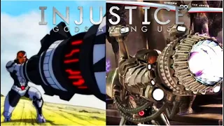 Injustice Cyborg Supermove | Movie vs Video Game