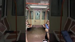 WATCH: Water rushes into Madrid subway as Spain hit by heavy rain and flood