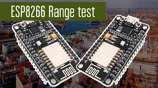 ESP8266 WiFi Range Test 2.4GHz Arduino