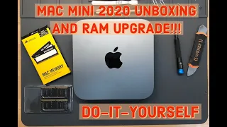 UNBOXING Mac Mini 2020 ASMR & RAM UPGRADE INSTALL