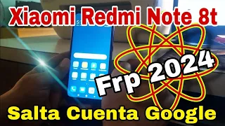 Eliminar Cuenta Google Xiaomi Redmi Note 8t / Quitar cuenta Google Redmi note 8 FRP