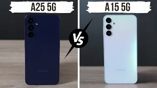 Samsung Galaxy A25 5G vs A15