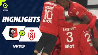 STADE RENNAIS FC - STADE DE REIMS (3 - 1) - Highlights - (SRFC - SdR) / 2023-2024