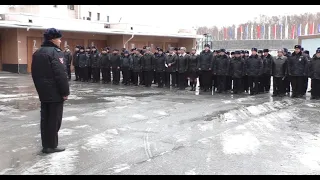 На зимнюю форму одежды перешли сегодня полицейские Югры