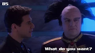 Babylon 5 Remastered - Morden asks Londo "What do you want?"