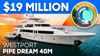 Inside a €19,000,000 Superyacht | Westport 130 Pipe Dream
