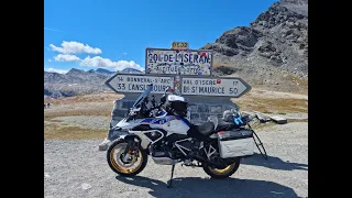 From the Top of the magnificent Col de I'iseran in the French Alps going down.. BMW R1250GS.