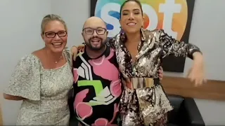 Porpetone Encontra Mãe de Tiago Abravanel Apos Imitaçao do Filho no Programa silvio Santos