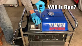 Old Yamaha EF6000 Generator Will Not Start - Fixed