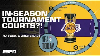 NBA reveals NEW COURTS for in-season tournament 👀🏆 | NBA Today