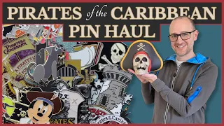 Pirates of the Caribbean Pin Haul 🏴‍☠️ Pirate Skull Bank 💀