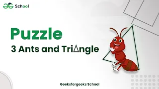 3 Ant and Triangle puzzle