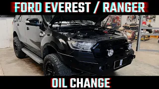 FORD EVEREST OIL CHANGE 2.2 | RANGER | WILDTRAK | MAZDA BT50