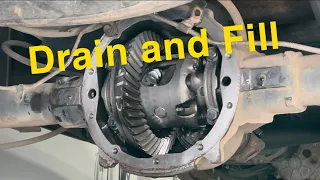 Changing the rear differential oil on a Chevy 1500 (10 bolt)