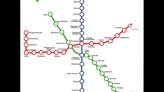 схема метро города Киева