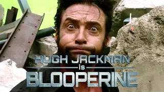 Blooperine | Hugh Jackman Hilarious and Epic Bloopers, Gags and Outtakes Compilation