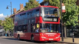 FRV. Stagecoach Route 252. Collier Row - Hornchurch Town Centre. Scania Omnicity 15012 (LX58 CEY)