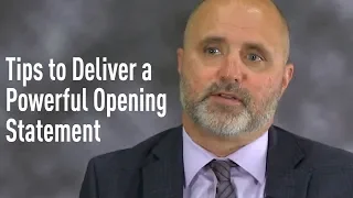 Tips for Delivering a Powerful Opening Statement (with John Claypool)