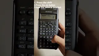How to calculate inverse sin in scientific calculator #scintific #calculator #studenthacks