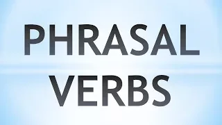 Phrasal Verbs em inglês com tradução  #inglêsonline #English #dicadeinglês #phrasalverbs