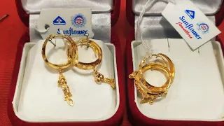 Light Weight Earring Design With Price & Weight || 2021 Latest Gold Earring Design @Crazy_Jena