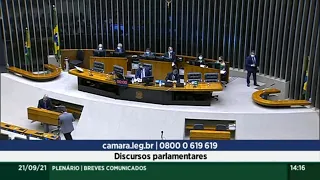 Plenário - Breves Comunicados - Discursos Parlamentares - 21/09/2021