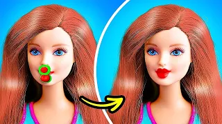 A DOLL BEAUTY & FASHION MAKEOVER | New Awesome Hairstyle For Doll With Hacks from Tiktok By TeenVee