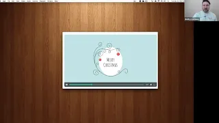 #1 Мастер-класс  Дмитрия Ларионова - анимация новогодней открытки