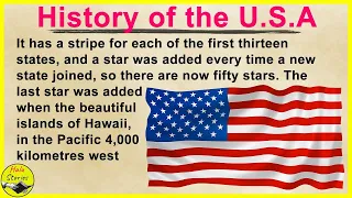 Learn English through Story 🔥 History of the USA - Graded Reader Level 3 | Halu #17