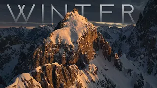 AERIAL WINTER  |  Dolomites - Julian Alps  |  Drone 4K